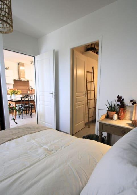 Cosy Appartement Entre Vignes Et Garrigue Avec Piscine Peret ภายนอก รูปภาพ