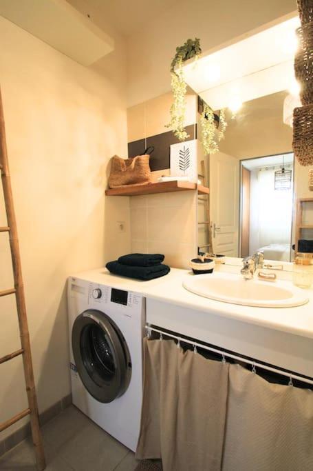 Cosy Appartement Entre Vignes Et Garrigue Avec Piscine Peret ภายนอก รูปภาพ